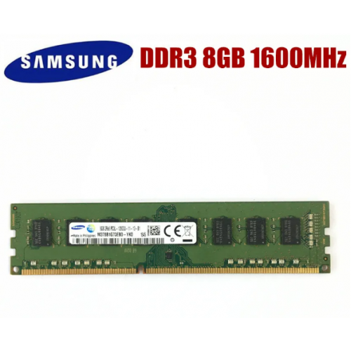 Samsung 8GB DDR3 PC3 PC3L 12800U DDR3 1600 MHZ masaüstü RAM